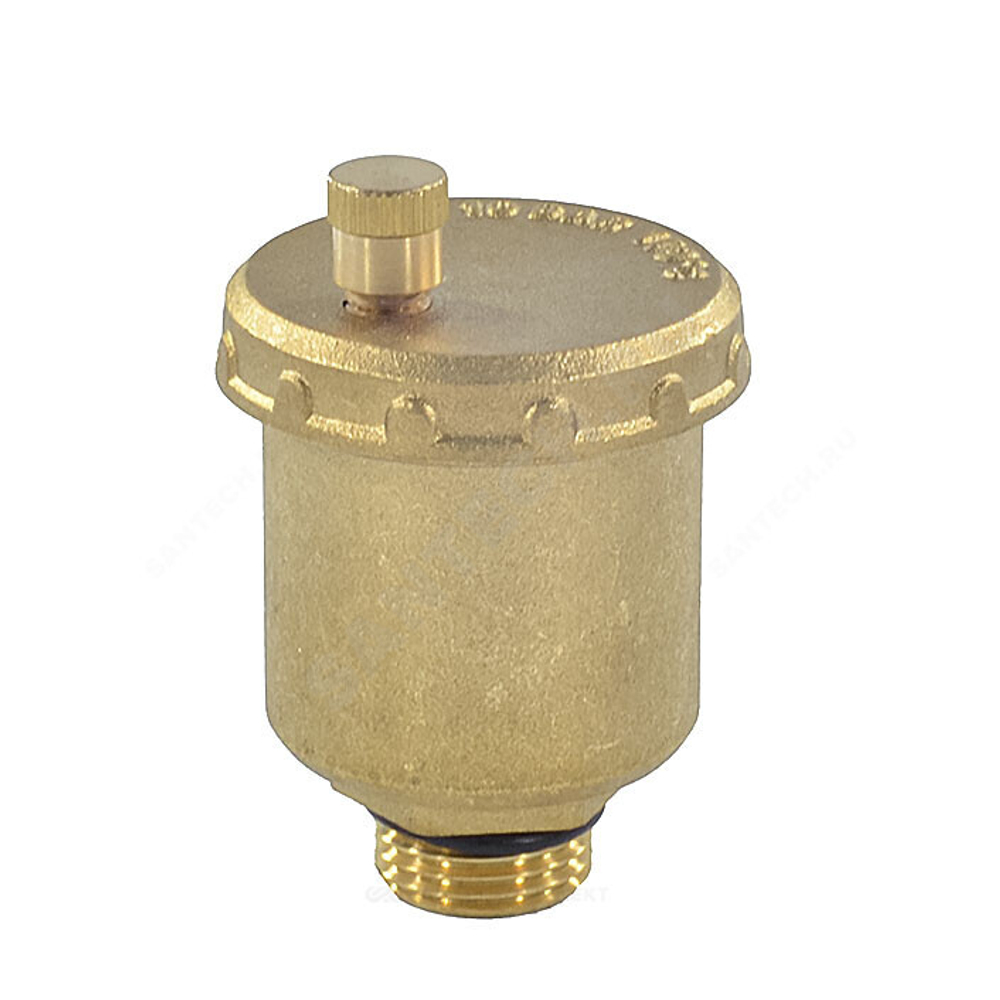 Воздухоотводчик автоматический латунь 5003 Ду 15 Ру10 G1/2" НР прямой Aquasfera 5003-01
