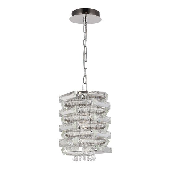 SL6137.103.01 Светильник подвесной ST-Luce никель/прозрачный E14 1*40W STROZZI