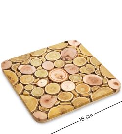 Народные промыслы ДР-503/1 Подставка под горячее, квадрат 18х18