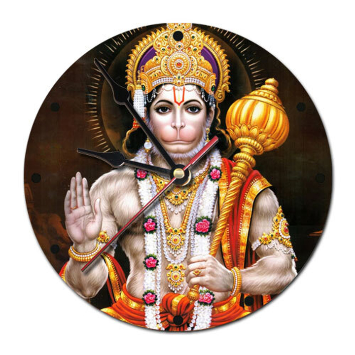 Часы настенные Хануман 20см, пластик