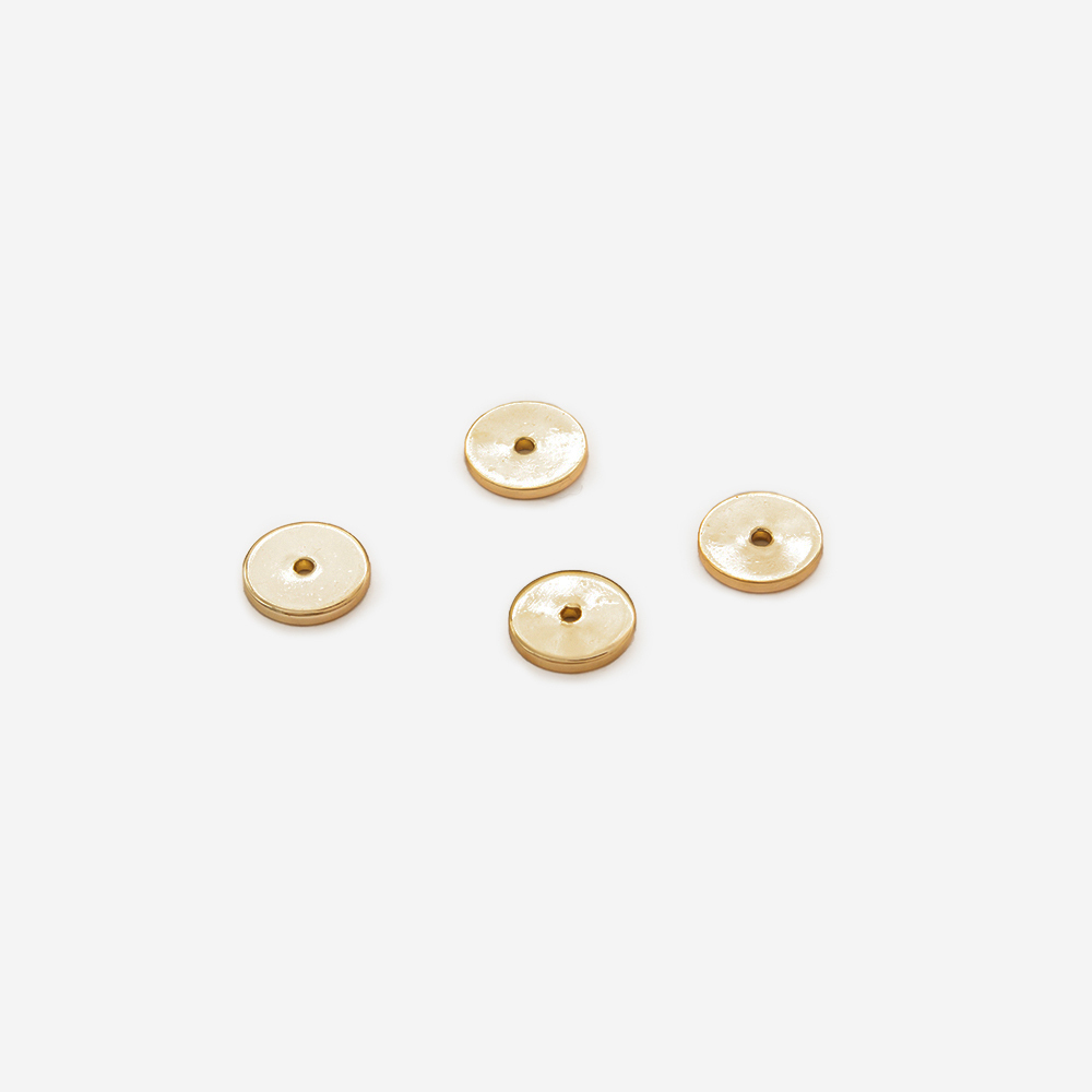 Спайсеры-разделители "Диски", 8*1,1мм, позолота