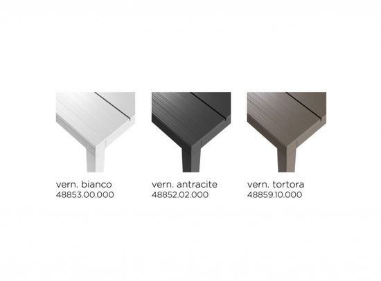 Стол металлический раздвижной Rio Alu 210 Extensibile цвет тортора Nardi Италия