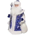 Дед Мороз музыкальный «Зиминий сон» 50 см (синяя шубка)