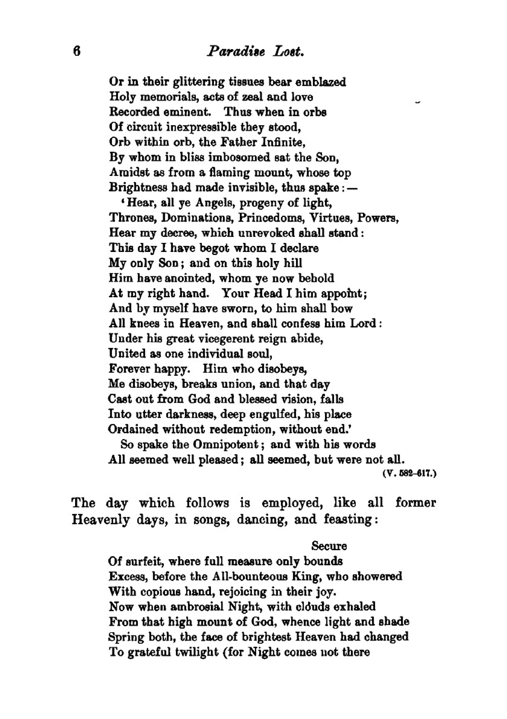 Paradise Lost. Books I and II | Milton John
