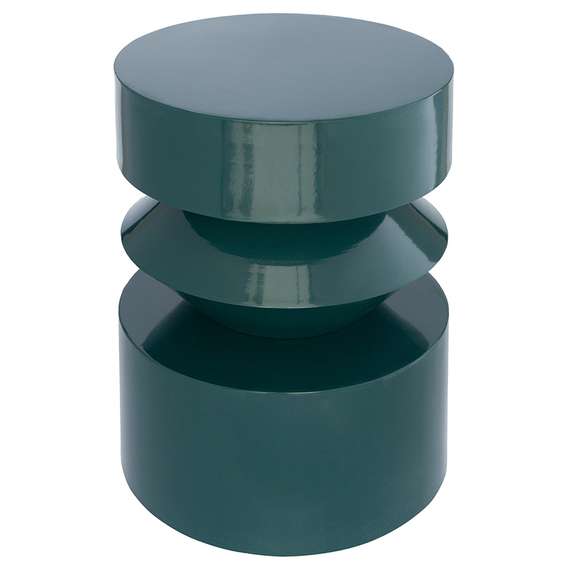 Журнальный столик Ingvild, Ø36х47 см, темно-бирюзовый