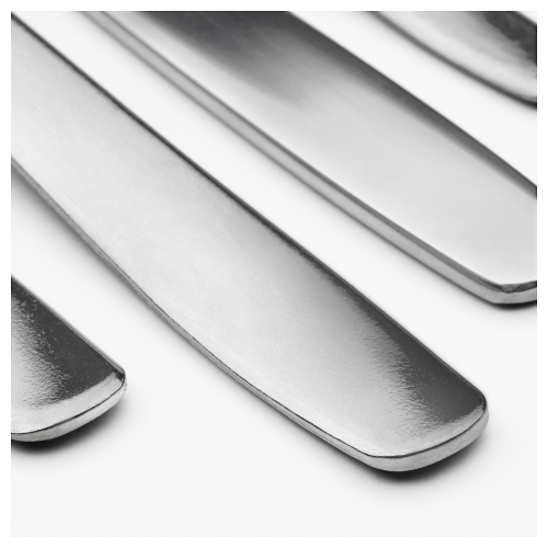 Набор столовых приборов на 4 персоны IKEA MOPSIG, Нержавеющая сталь, 16 шт