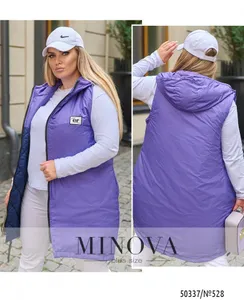 Жилет 528-Синий-фиолетовый Minova