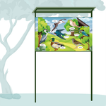 Тематический виниловый элемент Перелётные птицы. Серия Природа 166020756