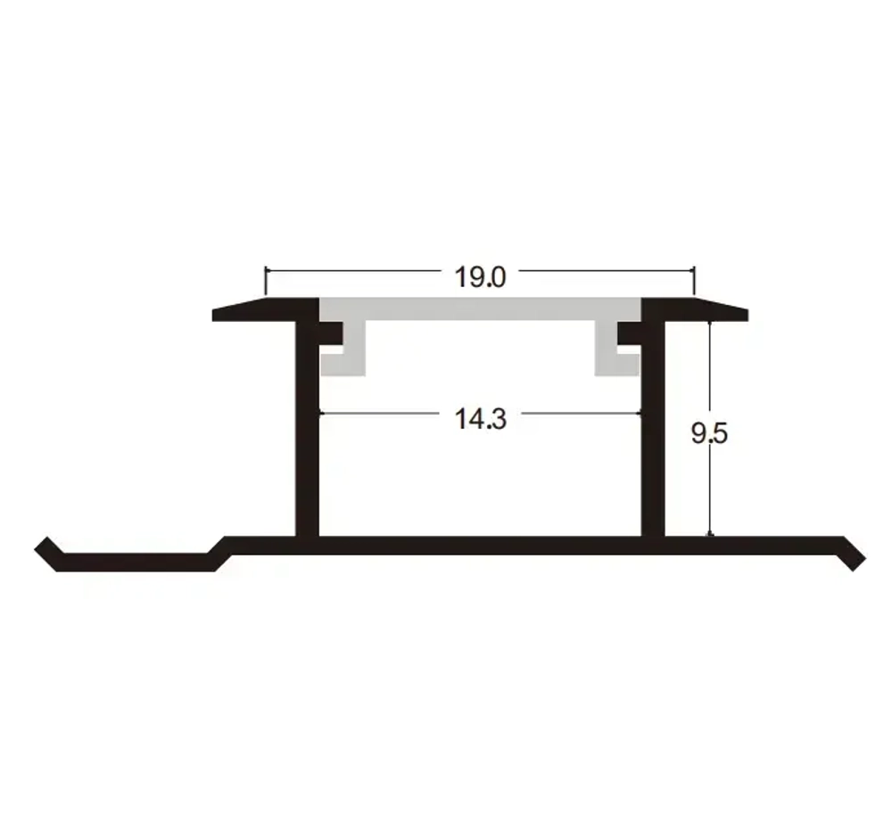 Соединяющий профиль со светодиодной лентой DH137