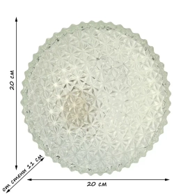 Декор ПК Настенно-потолочный светильник, E27, 60 Вт