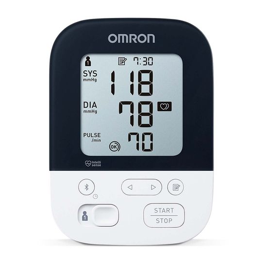Тонометр Omron автоматический на плечо M4 Intelli IT, манжета Intelli Wrap 22-42 см, подключения к смартфону, HEM-7155T-EBK