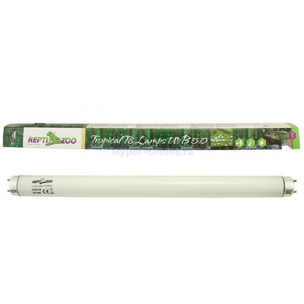 Лампа УФ T8 "ReptiSol Tropical" 5.0 LL5036, 36Вт, Repti-Zoo