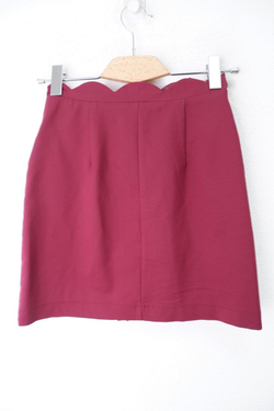 Юбка бордо на пуговицах 42 размер