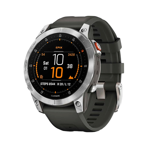 Умные часы Garmin Epix (Gen 2), 47mm, Slate Steel (010-02582-01)