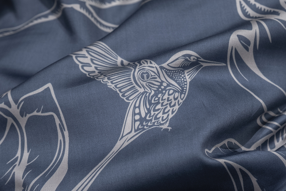 Пододеяльник 220x200 Garda Decor Магнолия cиний