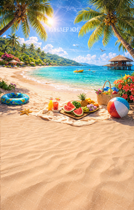 Фотофон "Пляж" арт. ФФ903-104