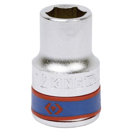 Цена на KING TONY (433512M) Головка торцевая стандартная шестигранная 1/2", 12 мм