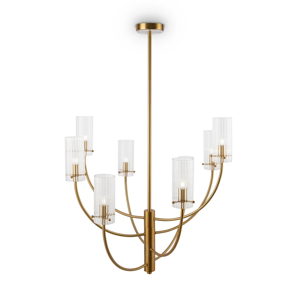 Люстра на штанге Maytoni ARCO MOD223PL-08BS