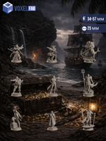 Пираты Братство Чёрной Бухты миниатюры для настольных игр РНИ, ДнД