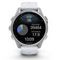 Garmin Fenix 8 43 мм Silver — умные часы с AMOLED-дисплеем и белым ремешком
