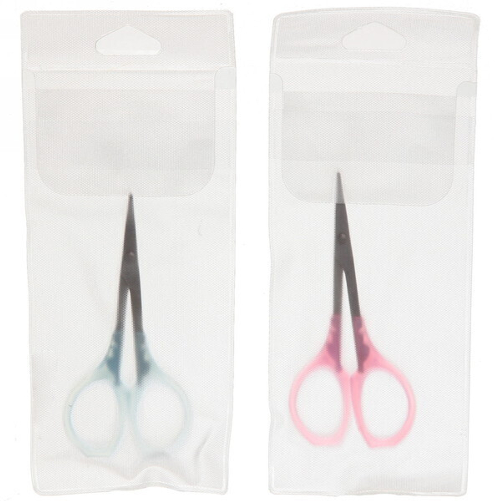 Ножницы маникюрные из нержавеющей стали «Ультрамарин», цвет серебро, 4.5*9см.