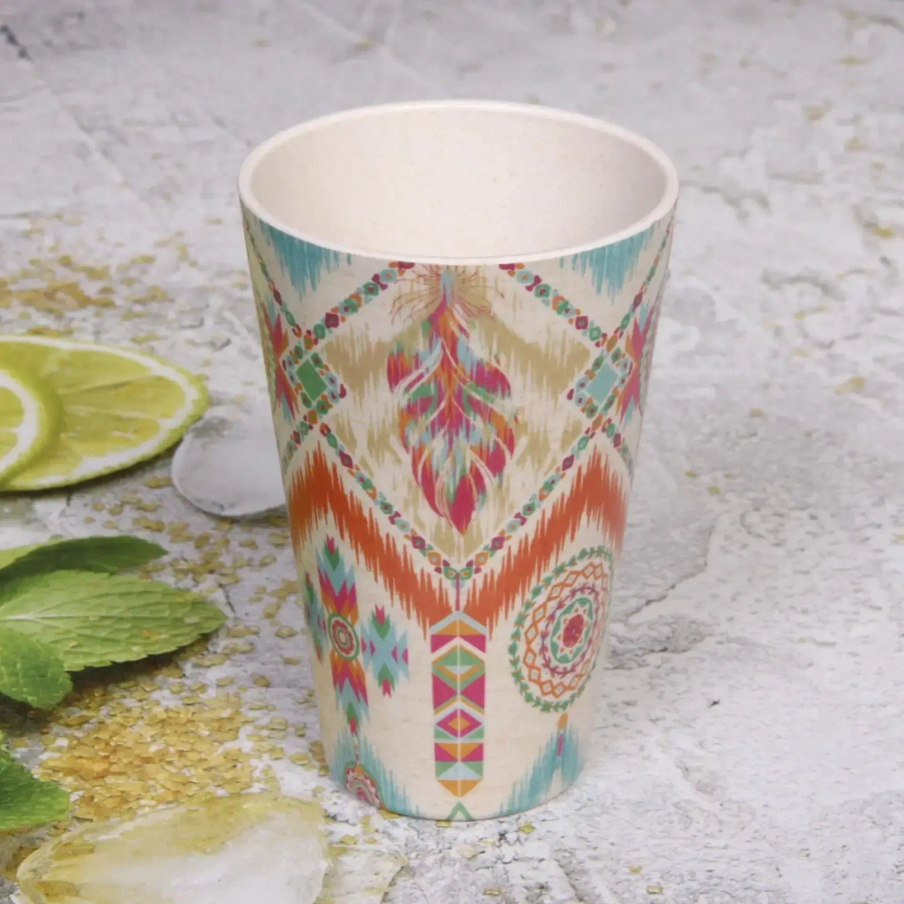 Стакан пластиковый 400мл «Eco Life» орнамент