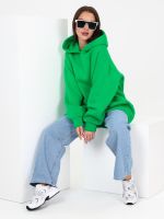 Твин - худи утепленная зеленый Iv-capriz