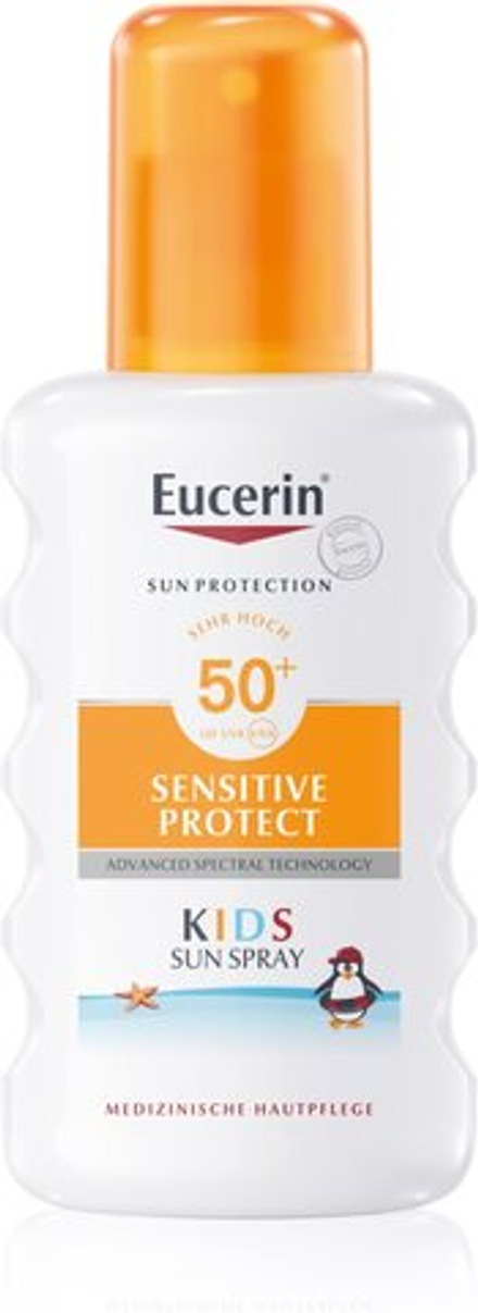 Eucerin Sun Kids - защитный спрей для детей SPF 50+ /   200  ml  / GTIN 4005800027901