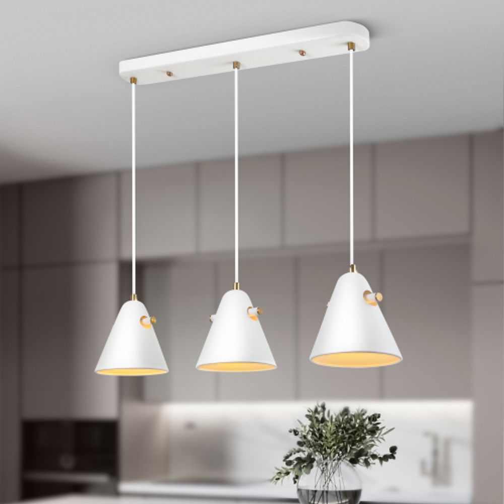 Светильник подвесной (подвес) Rivoli Chelsea 3141-203 3 х Е14 40 Вт модерн потолочный