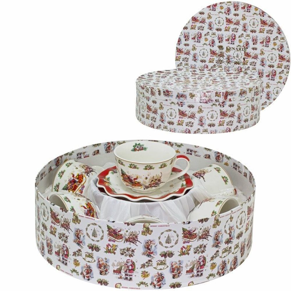 Lenardi 205-293 Чайный набор 12пр. 200 мл НОВЫЙ ГОД в под.уп.(х6)