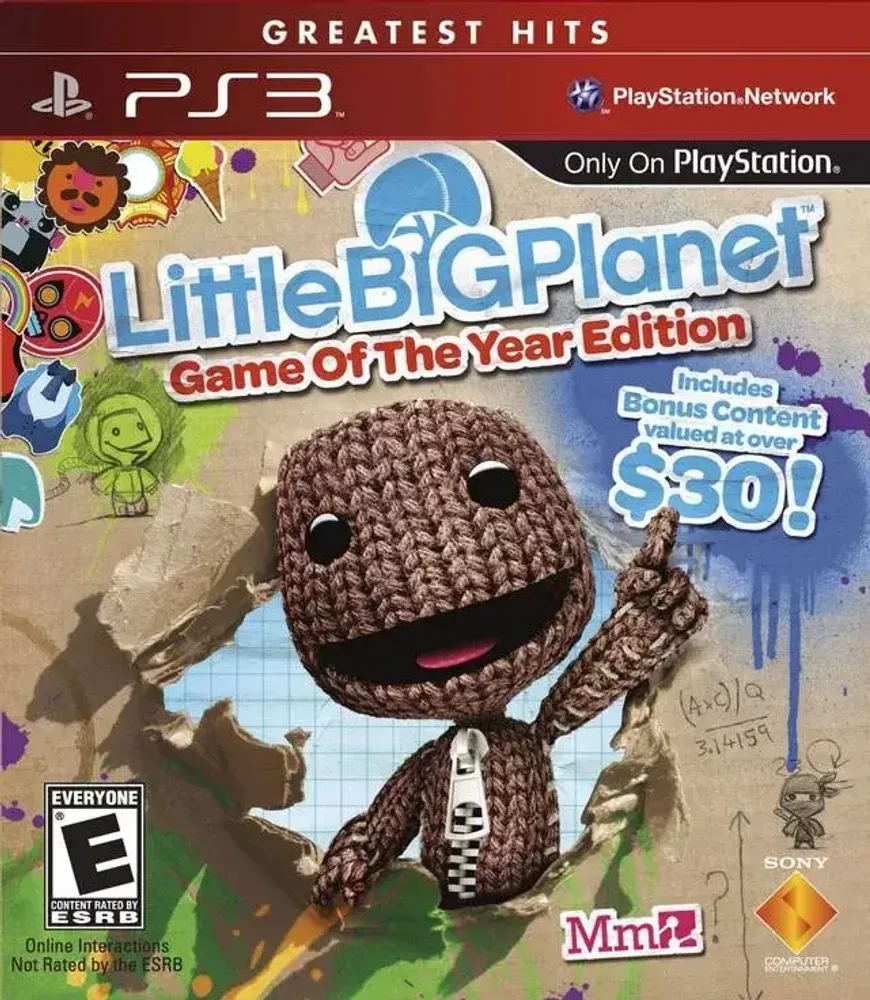 Видеоигра LittleBigPlanet. Издание Игра Года (Game of the Year Edition) (PS3) USED Б/У