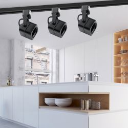 Трековый светильник однофазный ЭРА TR10-GU10 BK под лампу GU10 черный | Однофазные светильники под лампу