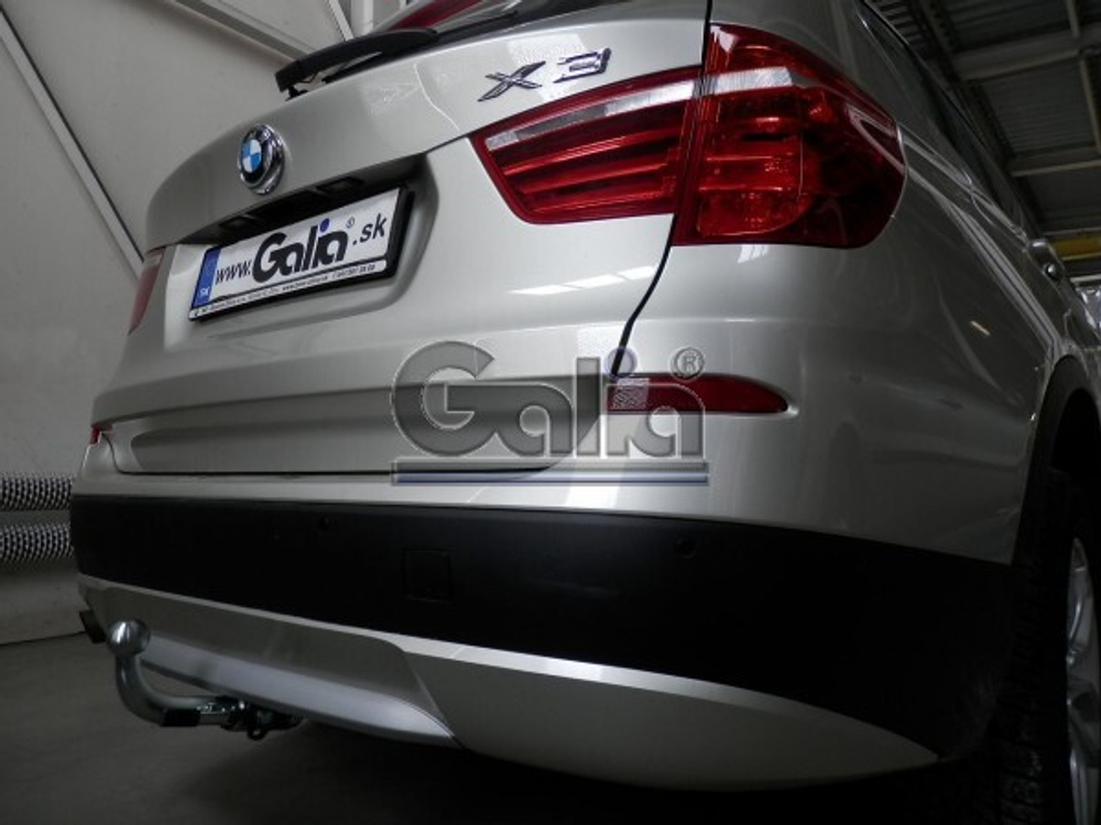 Фаркоп оцинкованный Galia B019A для BMW X3 2010-2017, X4 2014-2018(паспорт и сертификат в комплекте)(без электрики)