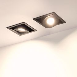 Светильник CL-SIMPLE-S80x80-9W Warm3000 (BK, 45 deg) (Arlight, IP20 Металл, 3 года) 028149