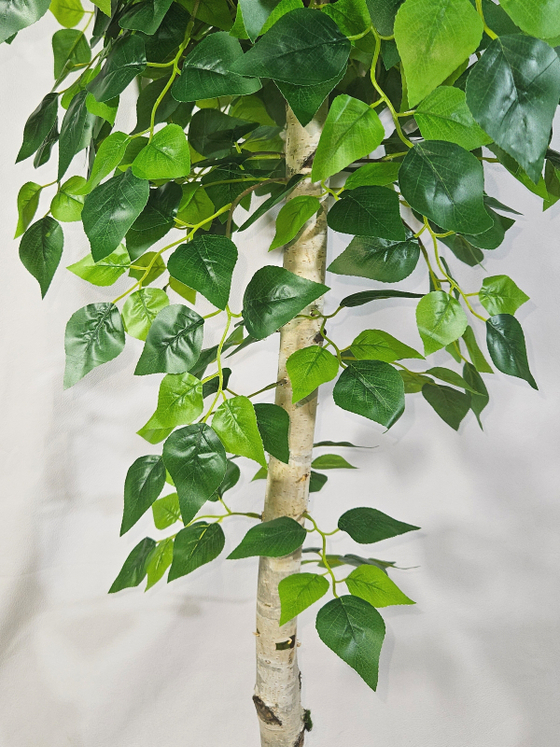 Береза искусственная 170см в кашпо