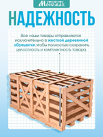 Душевая кабина МОНОМАХ без силикона (100х80) прозрачное с рисунком стекло, поддон высокий, правосторонняя