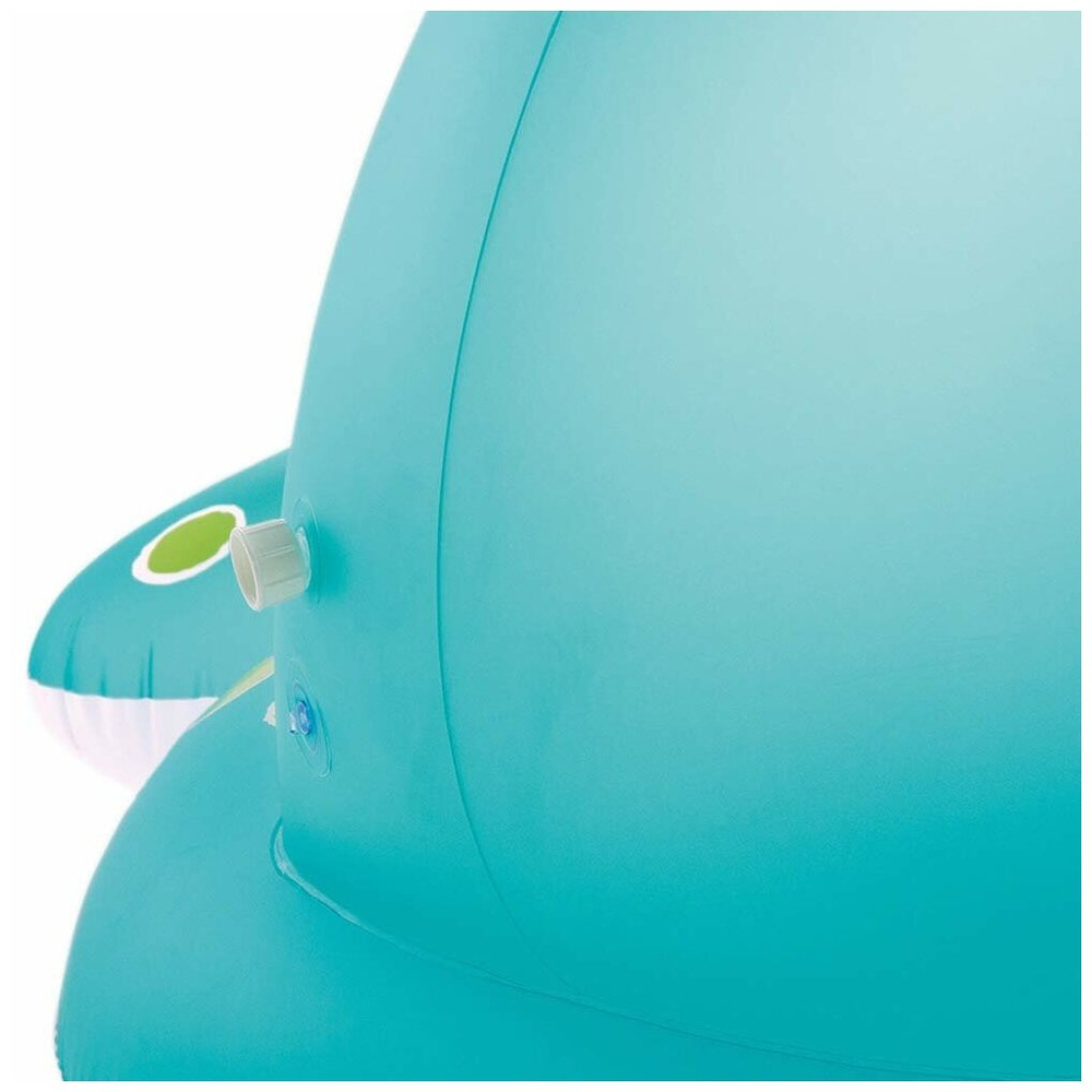 Бассейн надувной Intex 57440 Whale Spray 201х196х91 см / Круглый бассейн Интекс с водяным фонтаном распылителем Кит для дачи