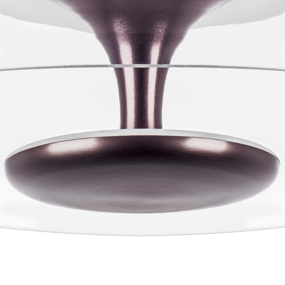 809200 Люстра CELESTA LED 24W 1200LM КОФЕЙНЫЙ/ПРОЗРАЧНЫЙ 3000K