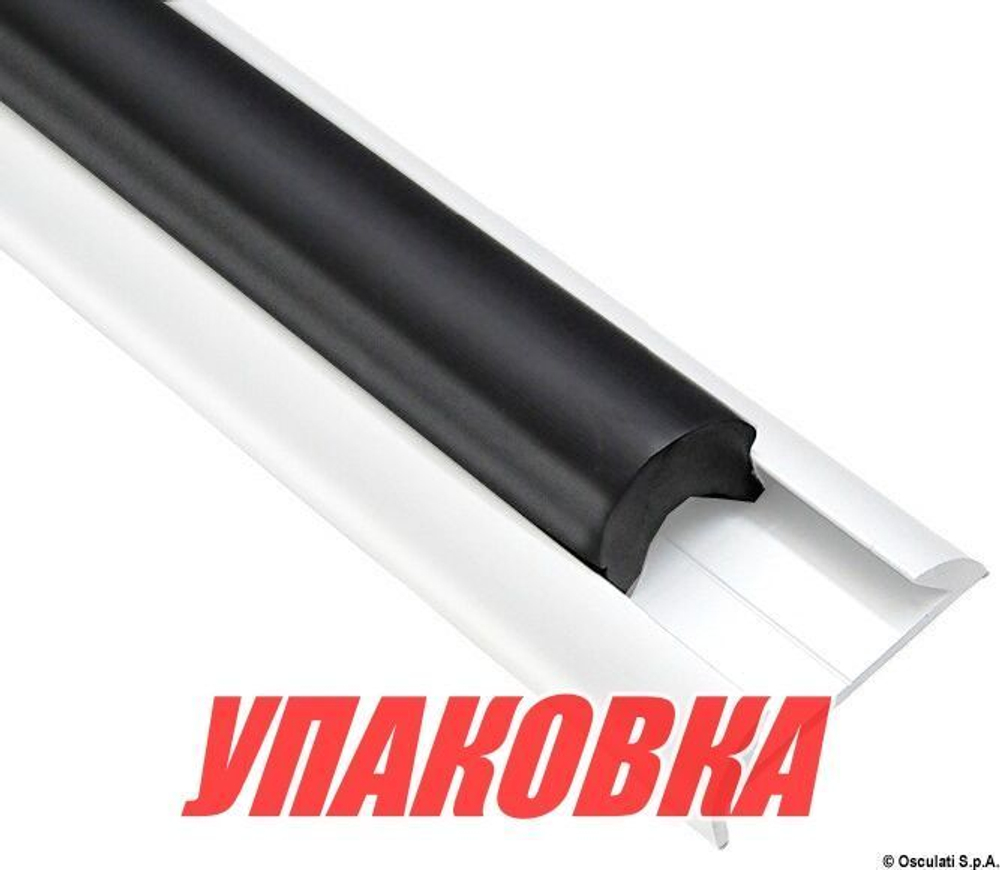 Вставка из ПВХ черная, бухта 24 м. (упаковка из 4 бухт)