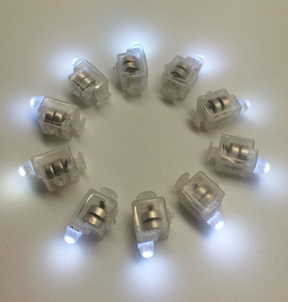 Подсветка в шар Белого свечения, 10 шт.