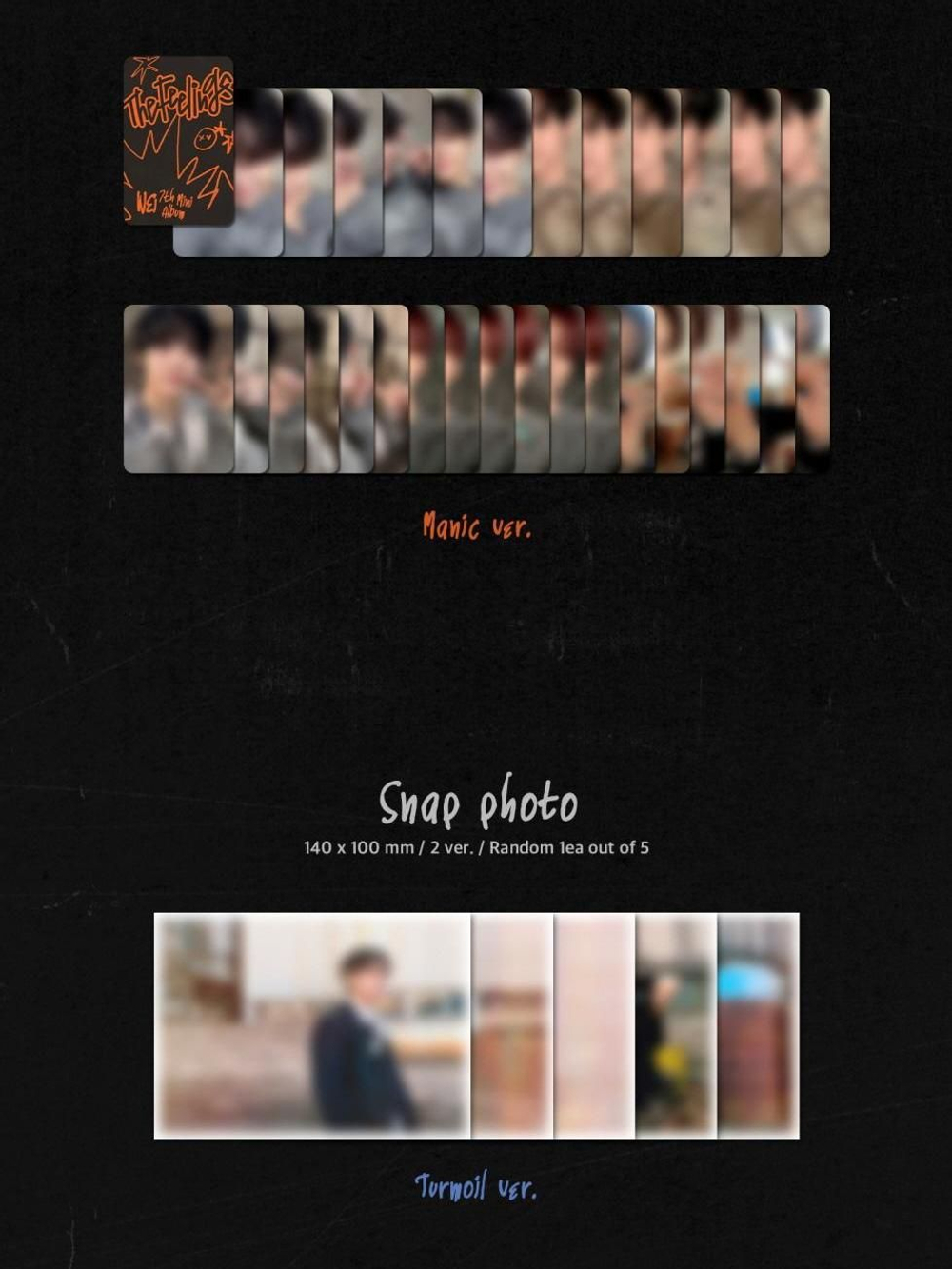 Альбом WEI - THE FEELINGS Mini 7th Album RANDOM Version