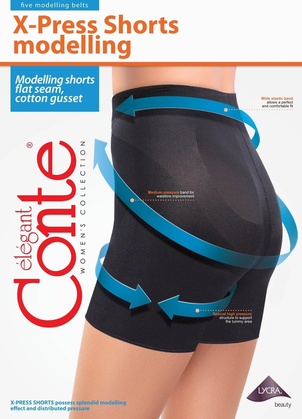 CONTE X-PRESS SHORTS Шорты женские