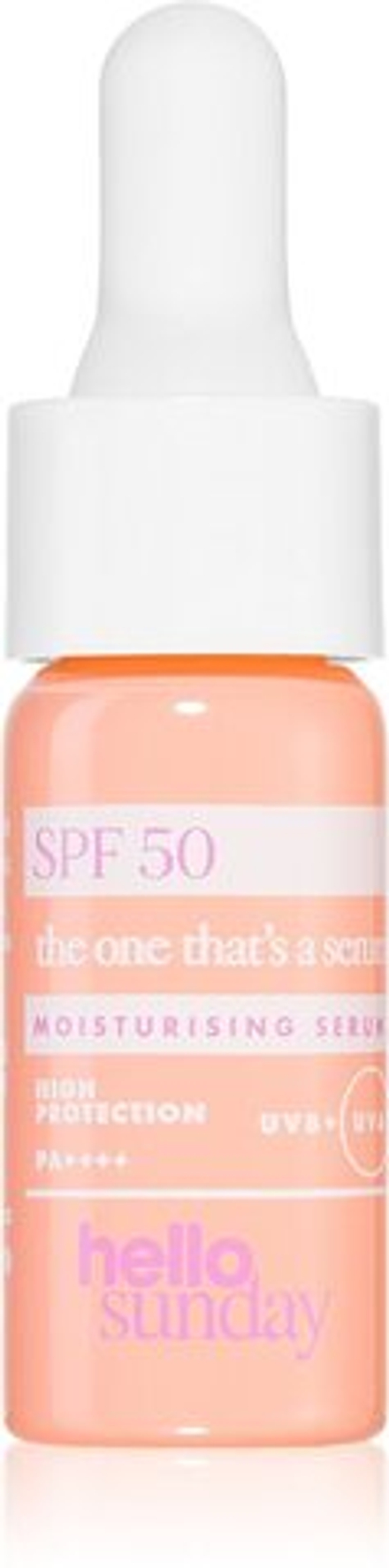 hello sunday the one that´s a serum - защитная сыворотка с увлажняющим эффектом /  SPF 50 10  ml  / GTIN 8436037793714
