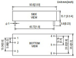 Преобразователь DC-DC модульный Mean Well SKM50B-12