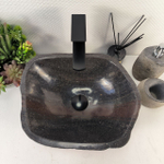 Раковина из речного камня RS-65429 40*33*15 0855