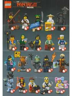 Минифигурки LEGO 71019 Серия The Ninjago Movie