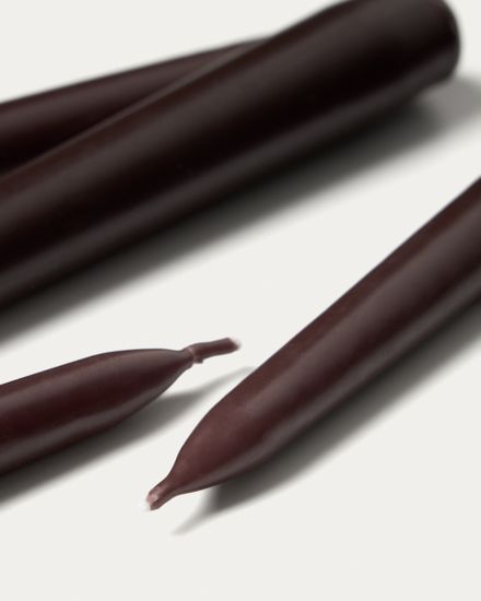 Набор Talinen из 4 коричневых свечей