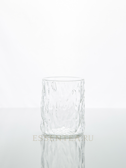 Чашка стеклянная "Нуо" с рифленым рисунком 250 мл