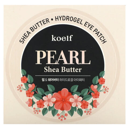 Koelf, Масло ши Pearl, гидрогелевые патчи для глаз, 60 патчей