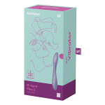 Сиреневый гибкий вибратор 19,5см Satisfyer G-Spot Flex 2